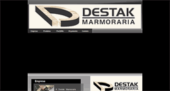 Desktop Screenshot of destakmarmoraria.com.br